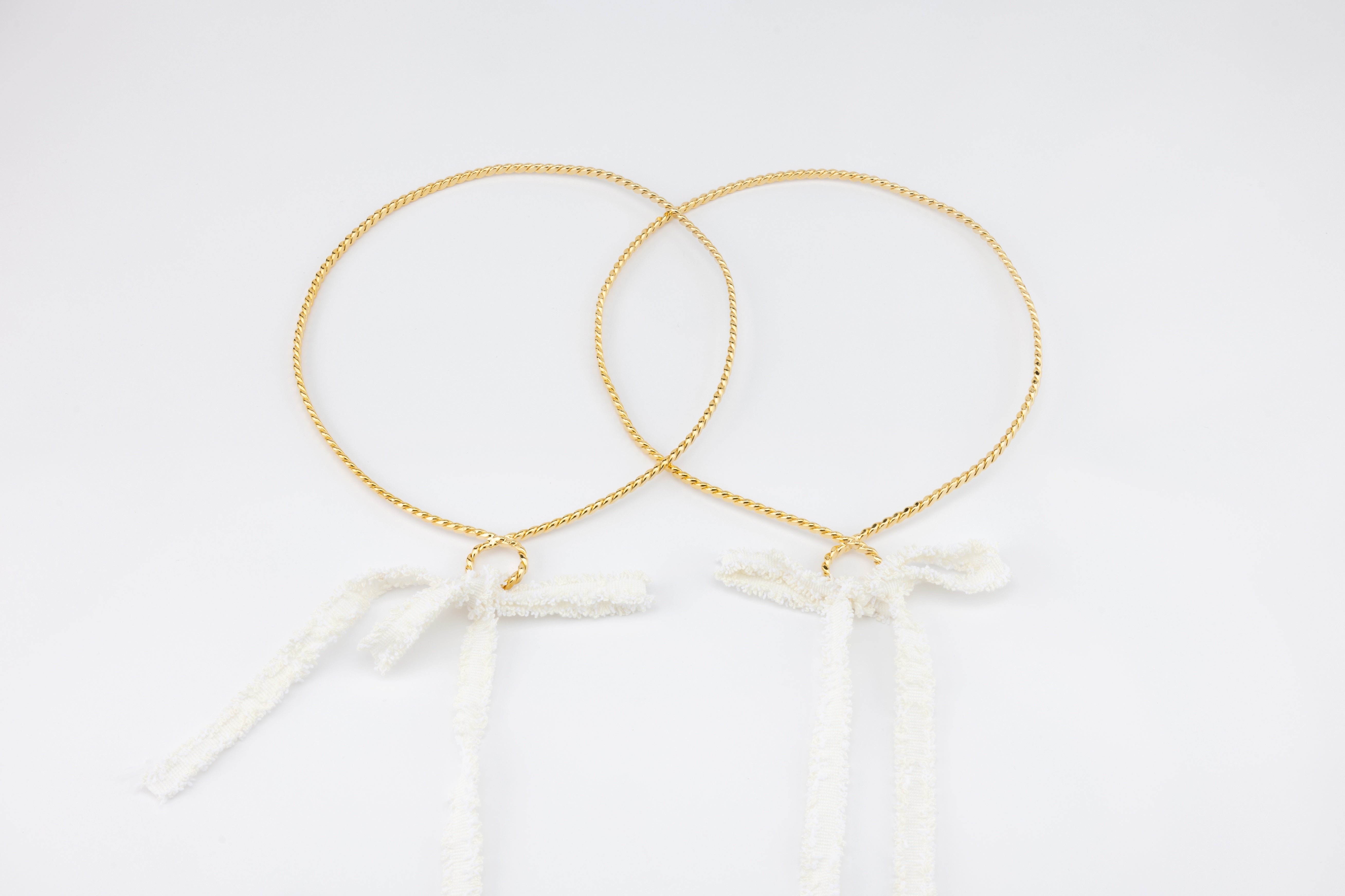 Densely twisted Wedding Crowns (Stefana)