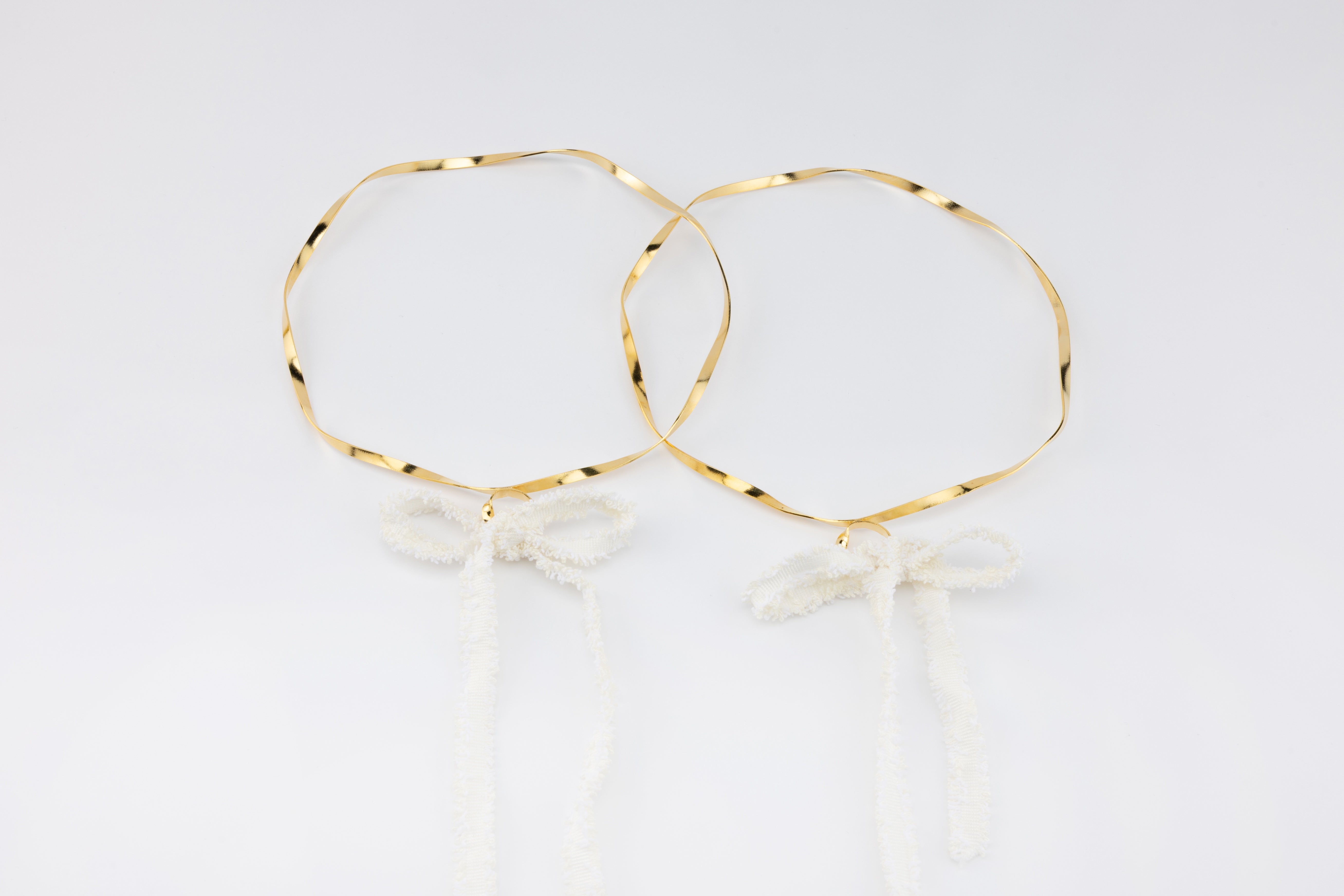 Flat twisted Wedding Crowns (Stefana)