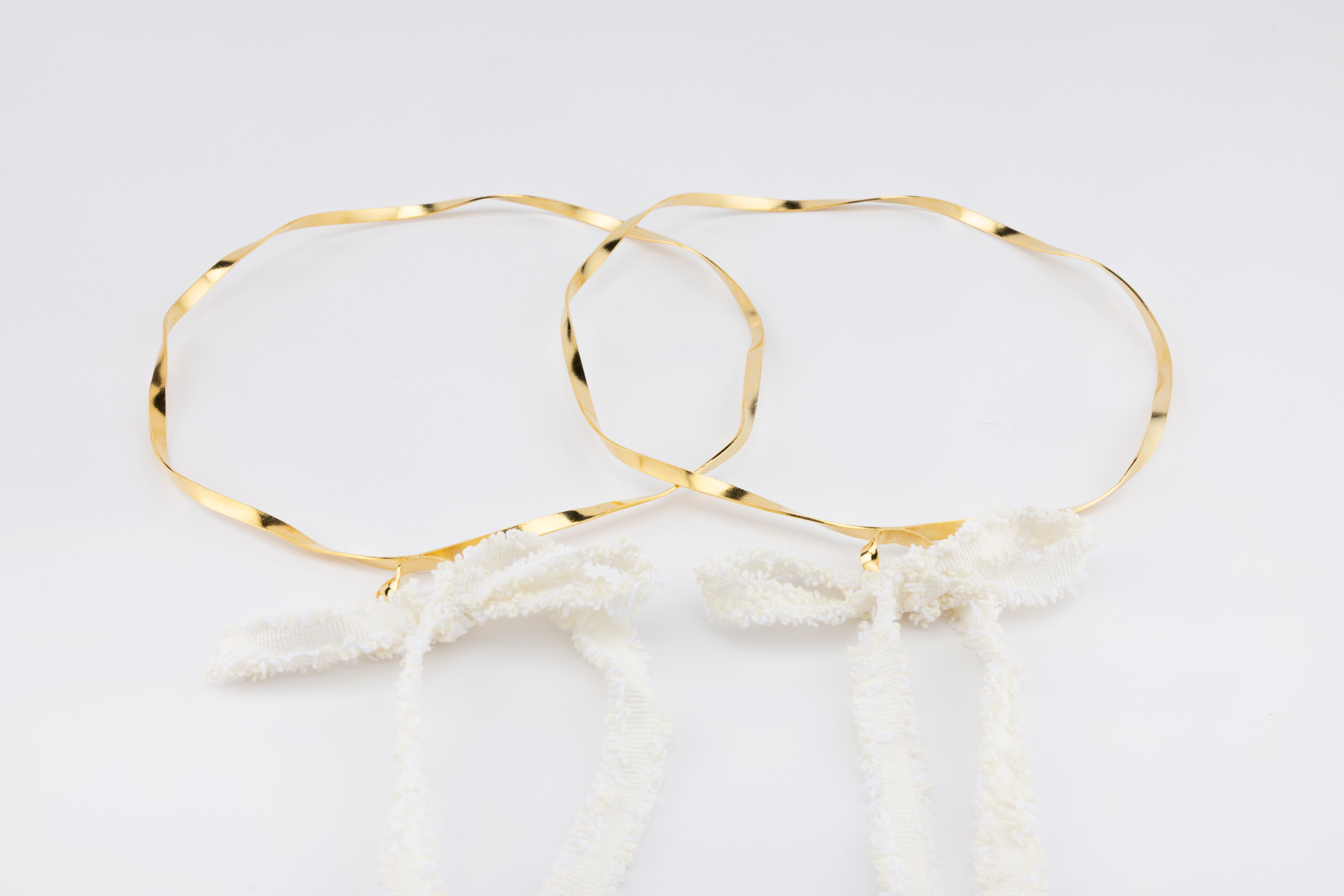 Flat twisted Wedding Crowns (Stefana)