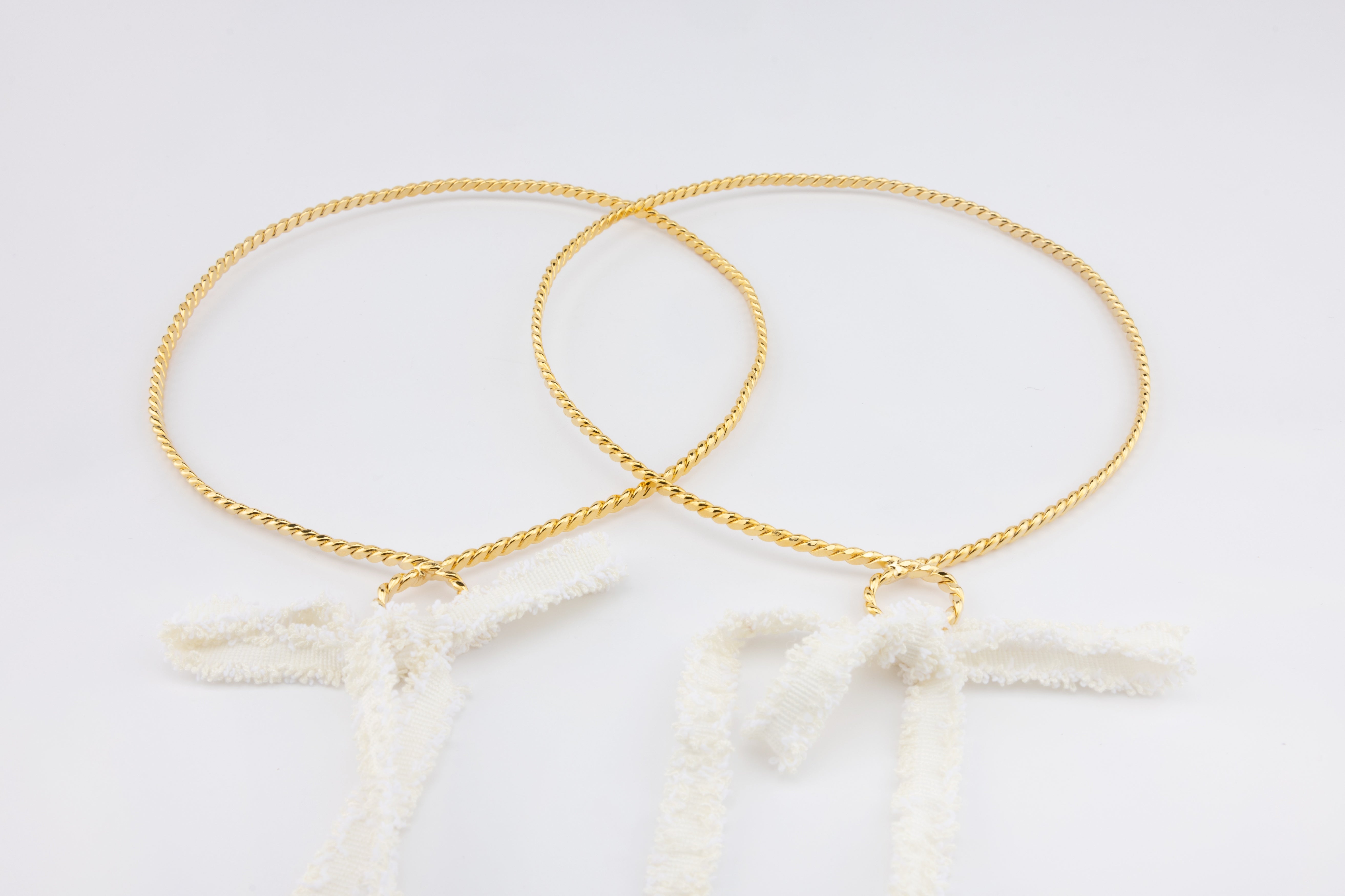 Densely twisted Wedding Crowns (Stefana)