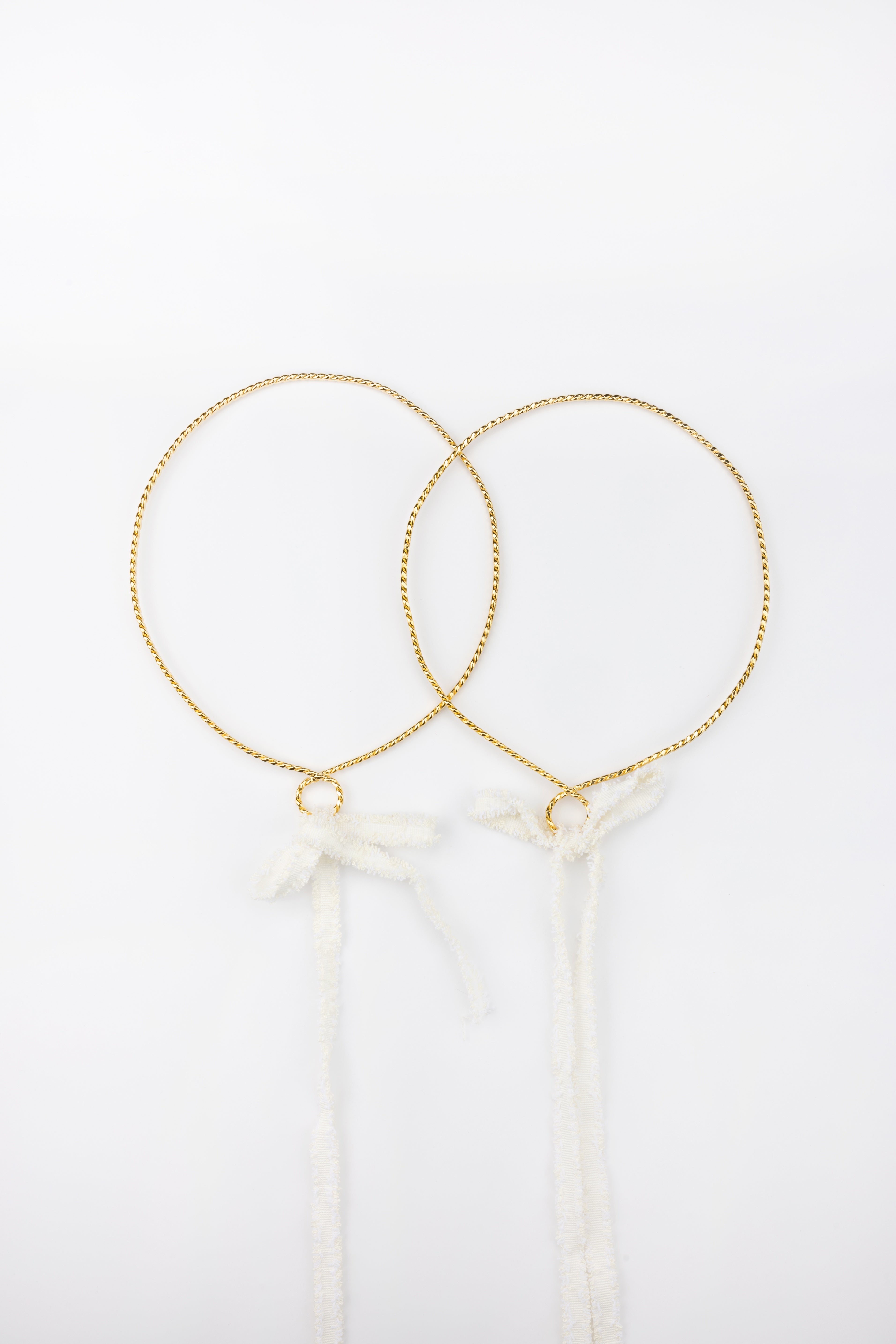 Densely twisted Wedding Crowns (Stefana)