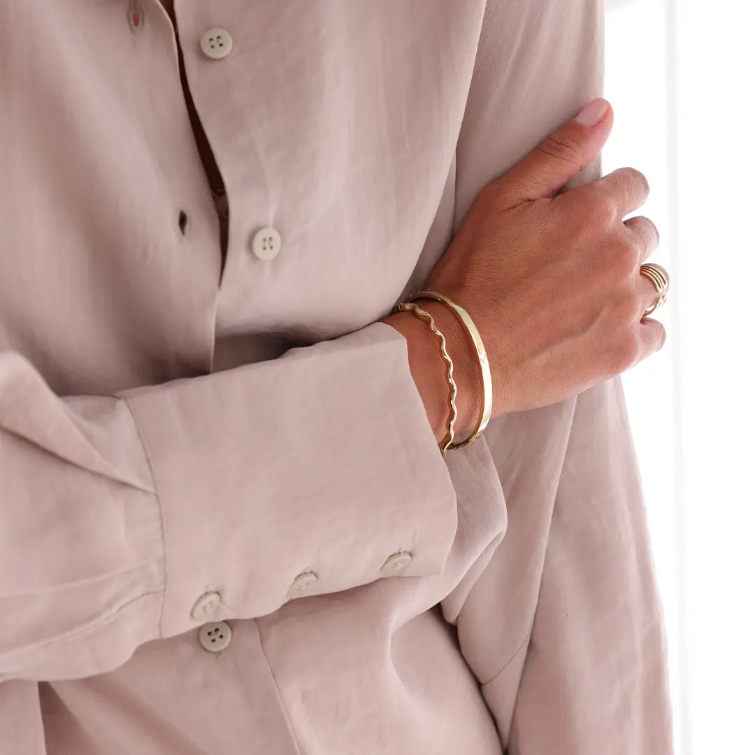 14K gold Squared Bracelet