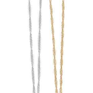 14K Gold Singapore Chain, 1,5mm