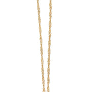 14K Gold Singapore Chain, 1,5mm