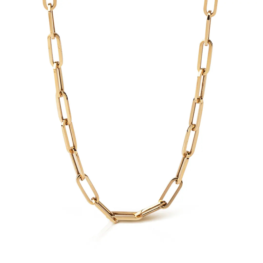 14K Gold Link Chain Necklace