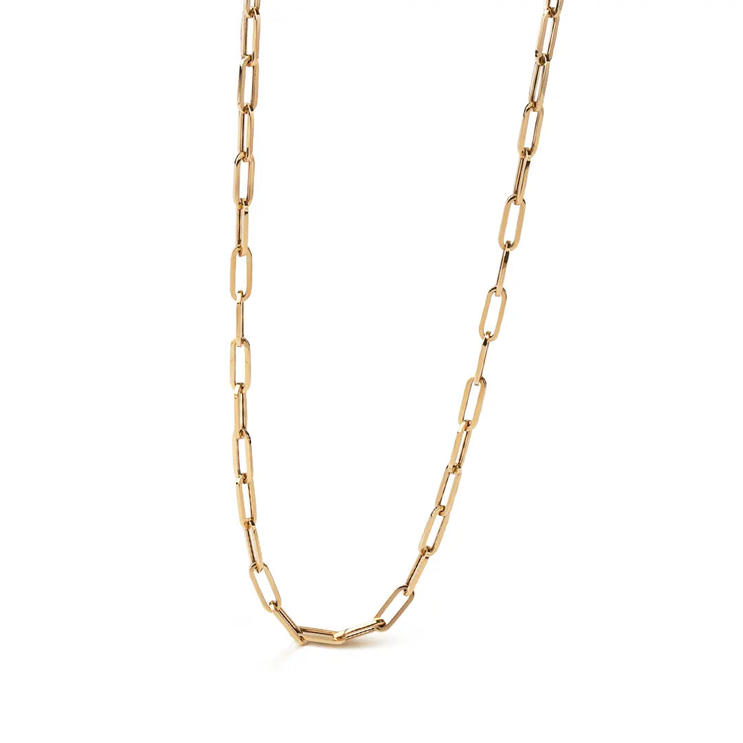 14K Gold Link Chain Necklace