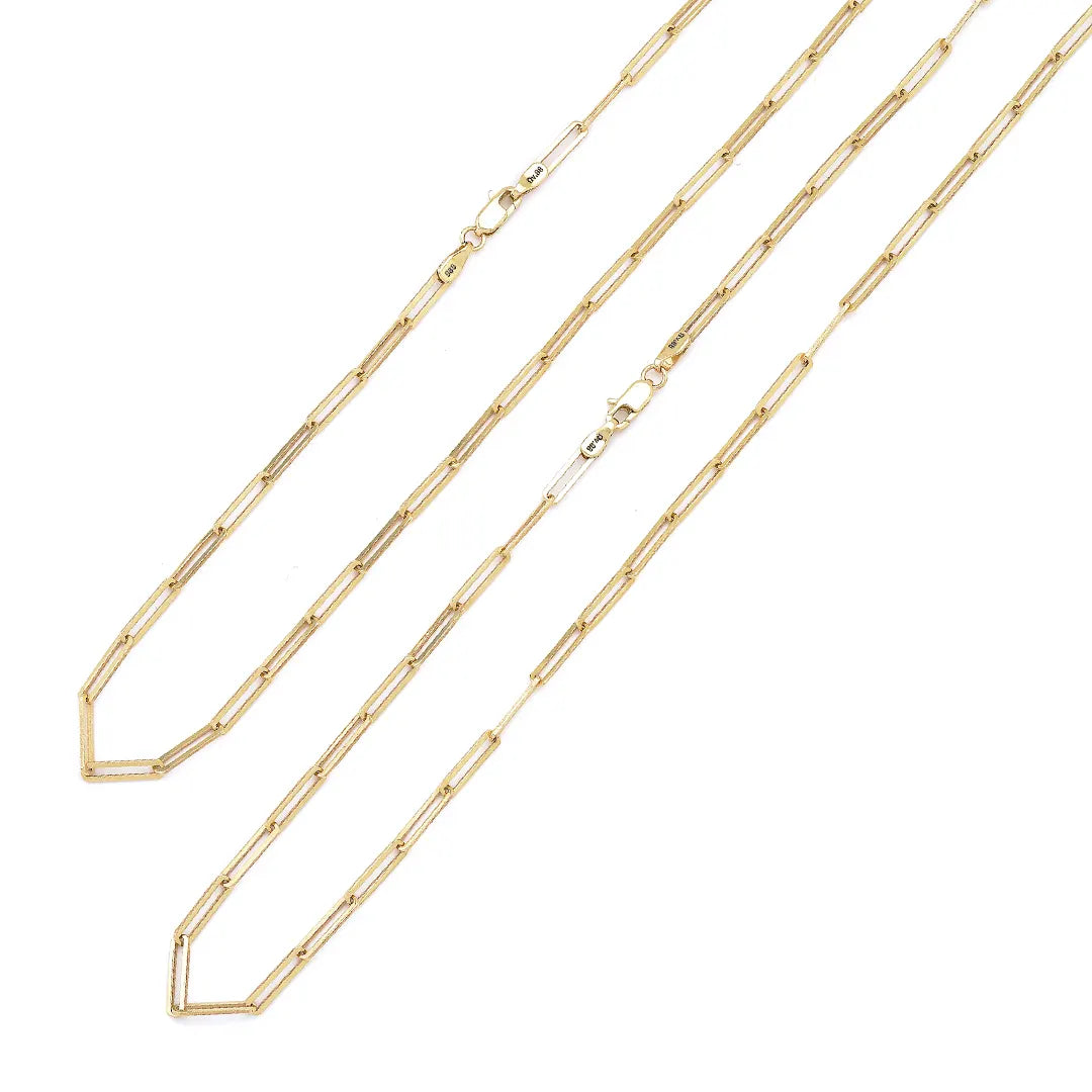 14K Gold Link Chain Necklace