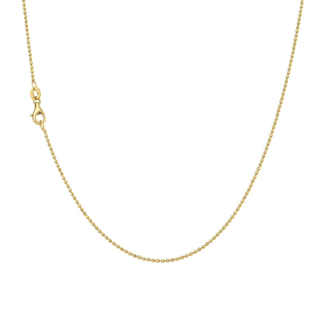 14K Gold Ball Chain Necklace