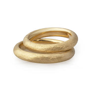 14K Gold Thick Band Ring