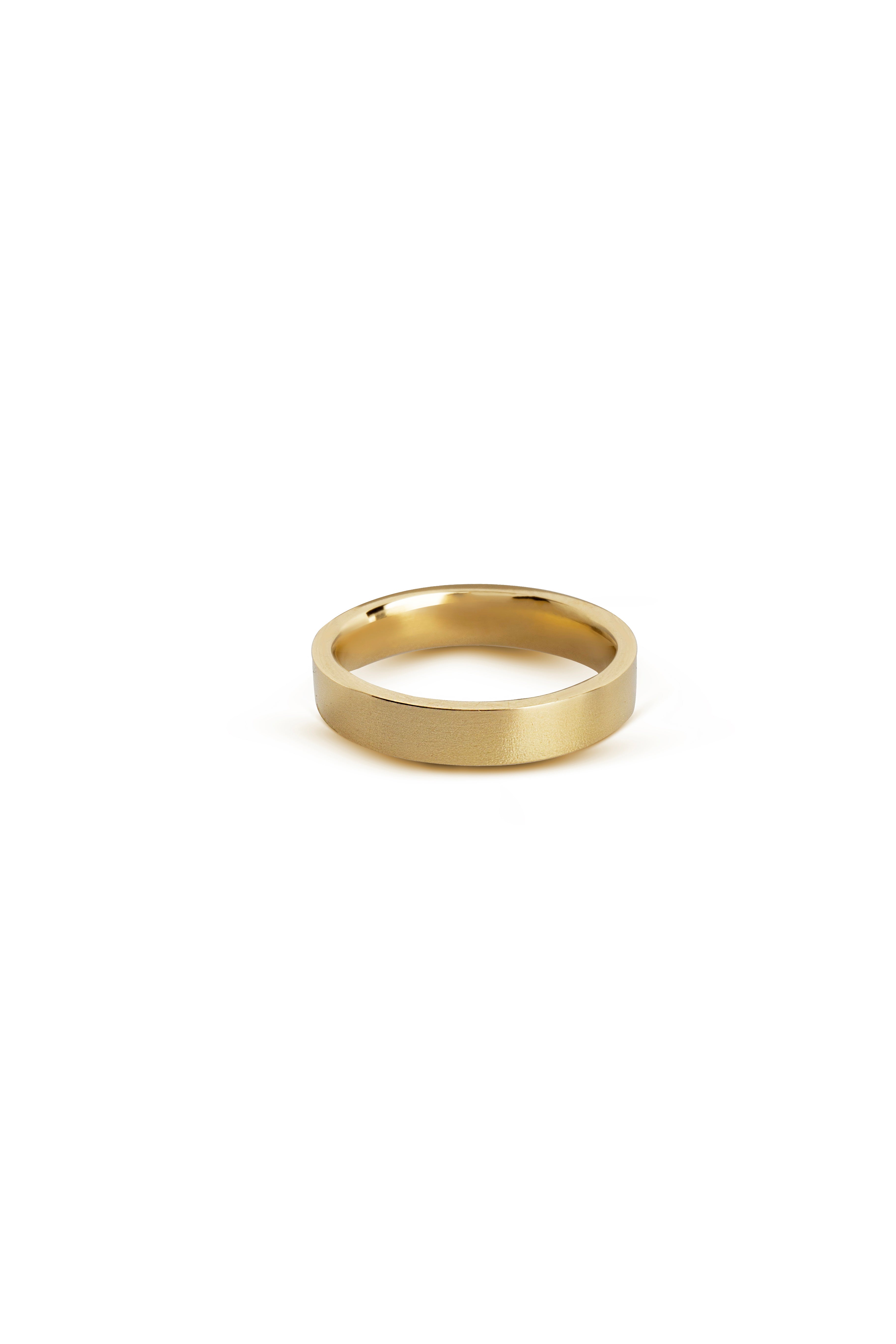 Wedding Flat Band, 4mm wide