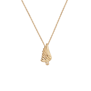 14K Gold "Wings" Talisman 2025 Tiny Necklace