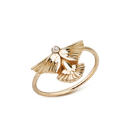 14K Gold "Wings" Talisman 2025 Ring
