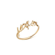 14K Gold “μαμα” Ring