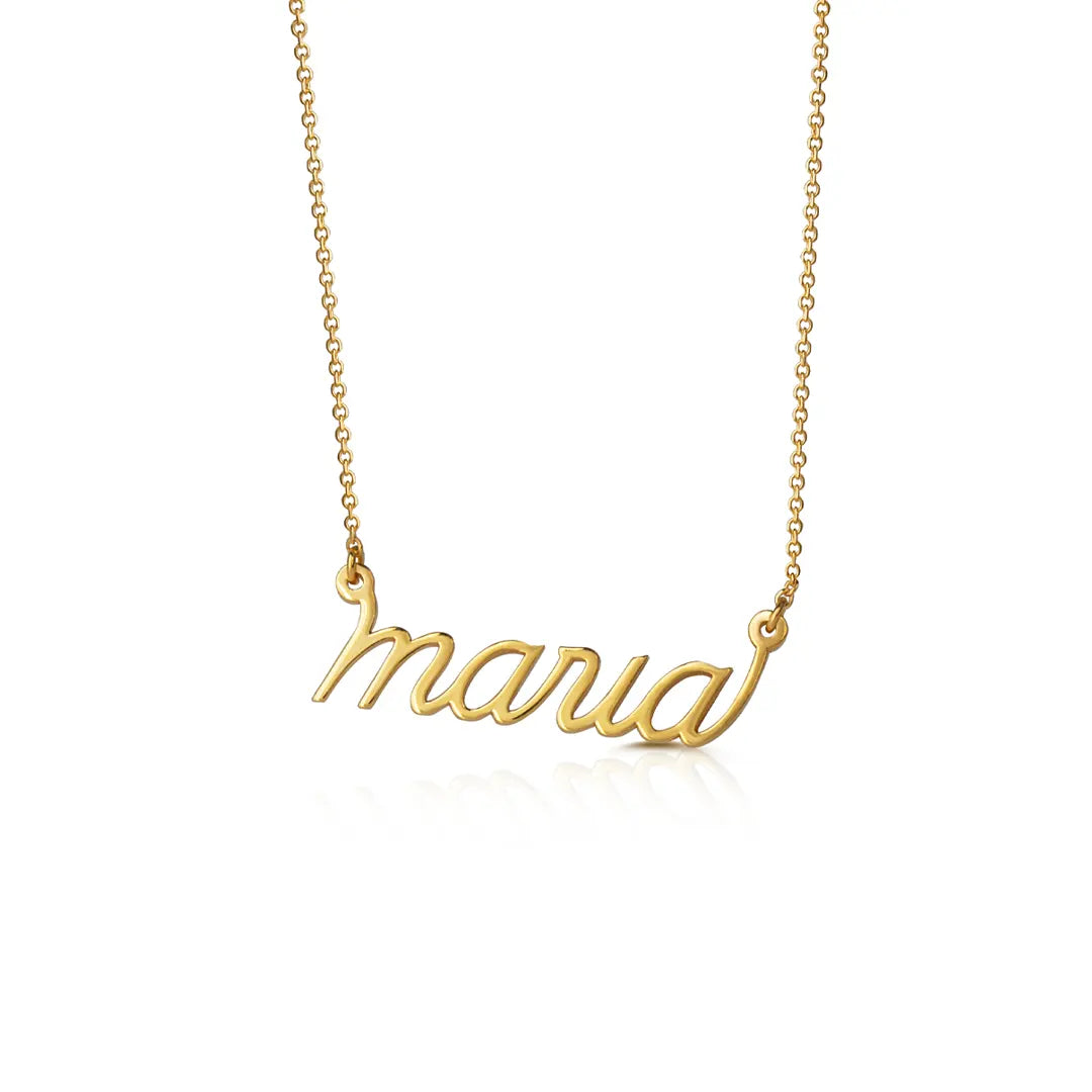 14K Gold Personalized Name Necklace