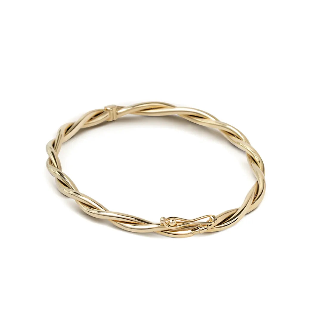14K gold Twisted Bracelet