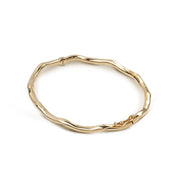 14K gold Light Curved Bracelet