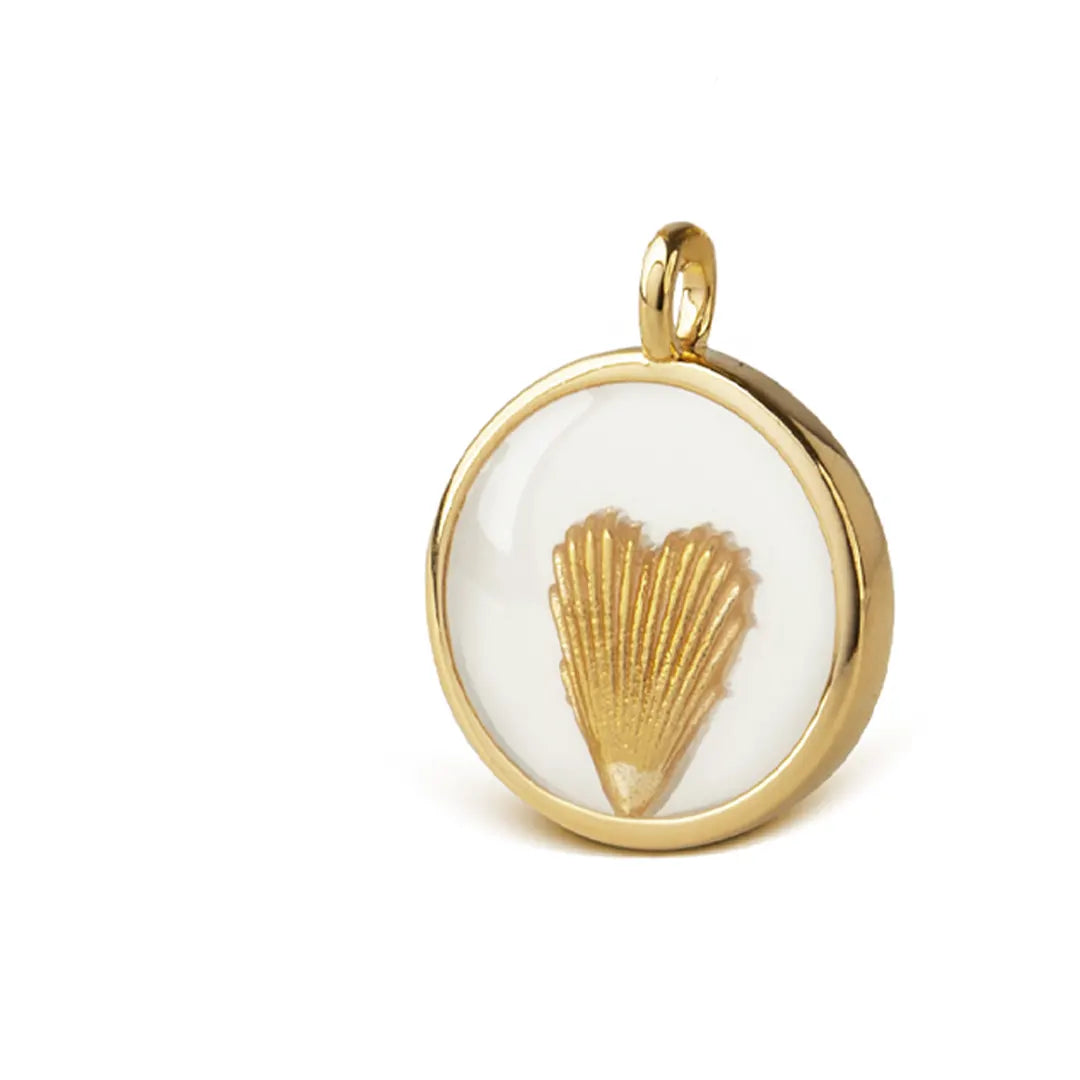 14K Gold Valentine Talisman Heart Pendant Necklace