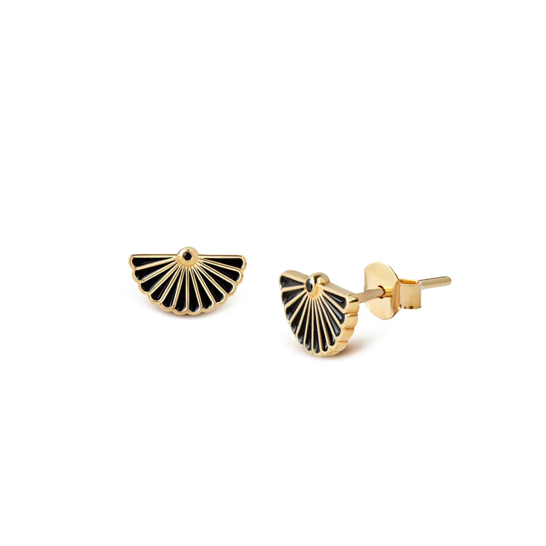 14K Gold Ventalia Talisman Earrings