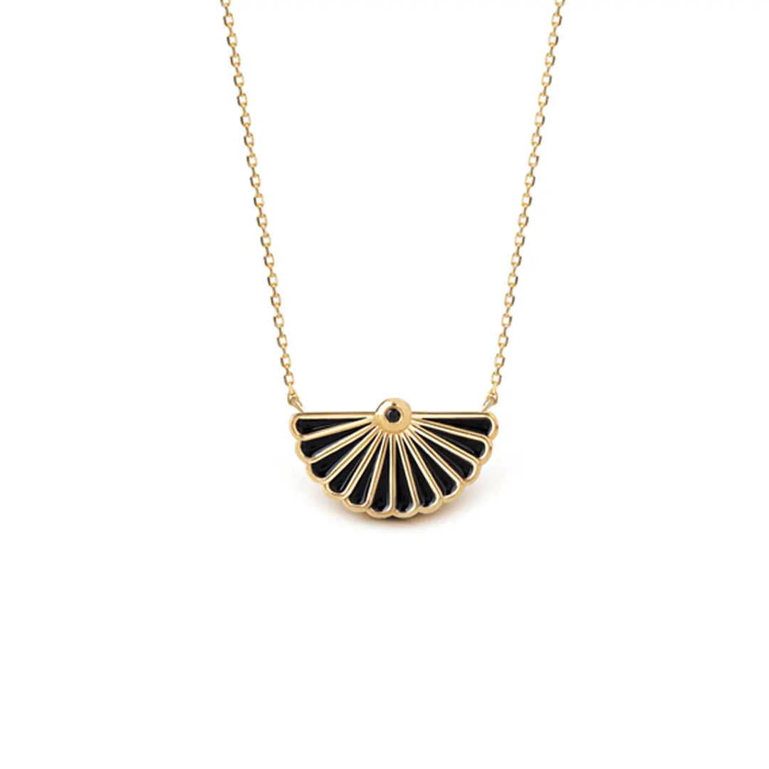 14K Gold Tiny Ventalia Talisman Necklace
