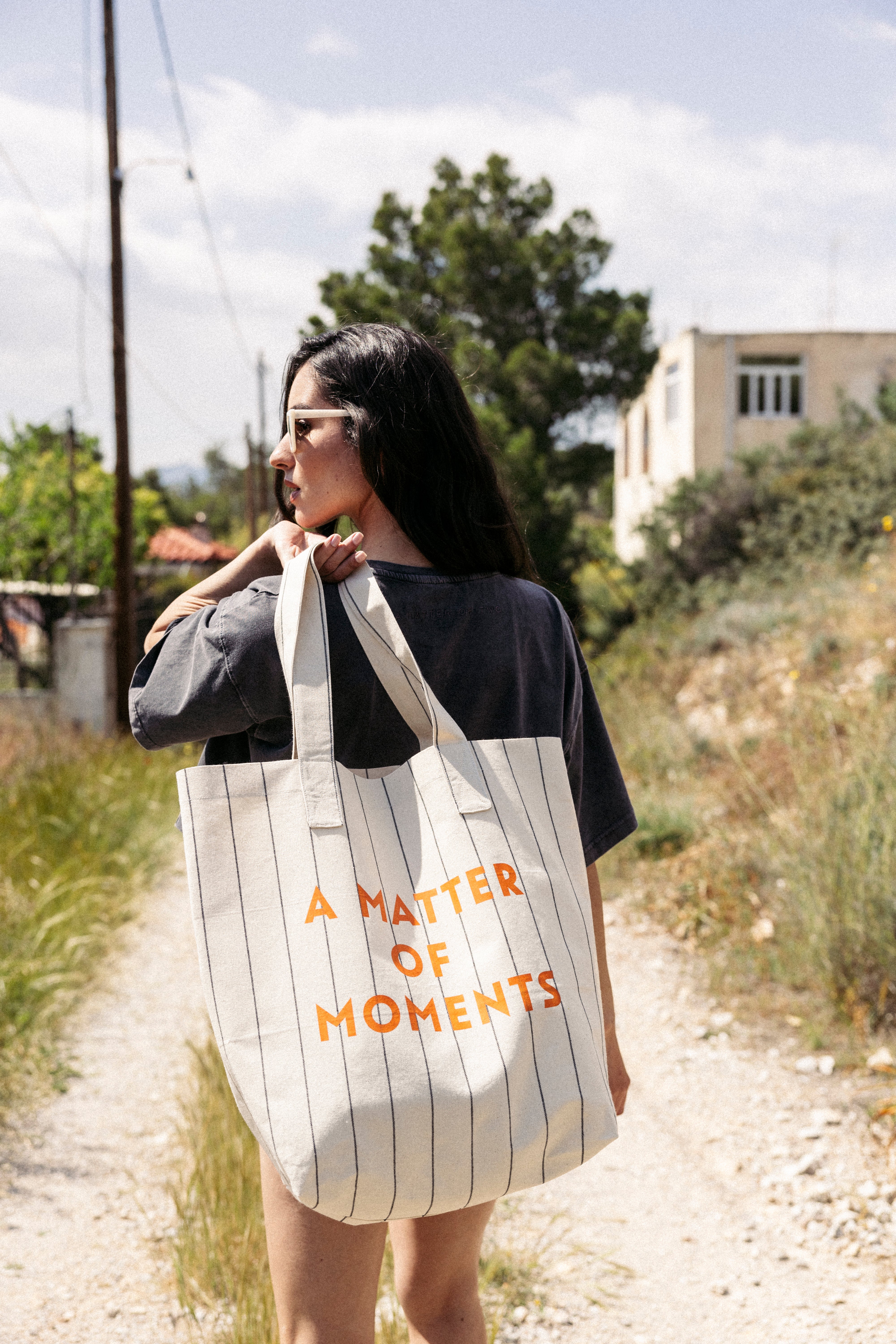 Beach bag - ORANGE MOMENTS