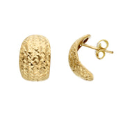 14K Gold Stardust Statement Earrings