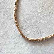 14K Gold Thick Anklet chain