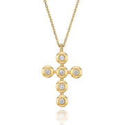 Thick Bubble Cross Pendant