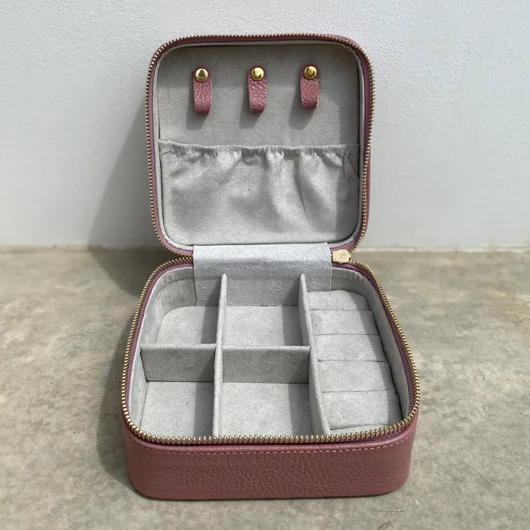 Dusty Pink Jewellery Case