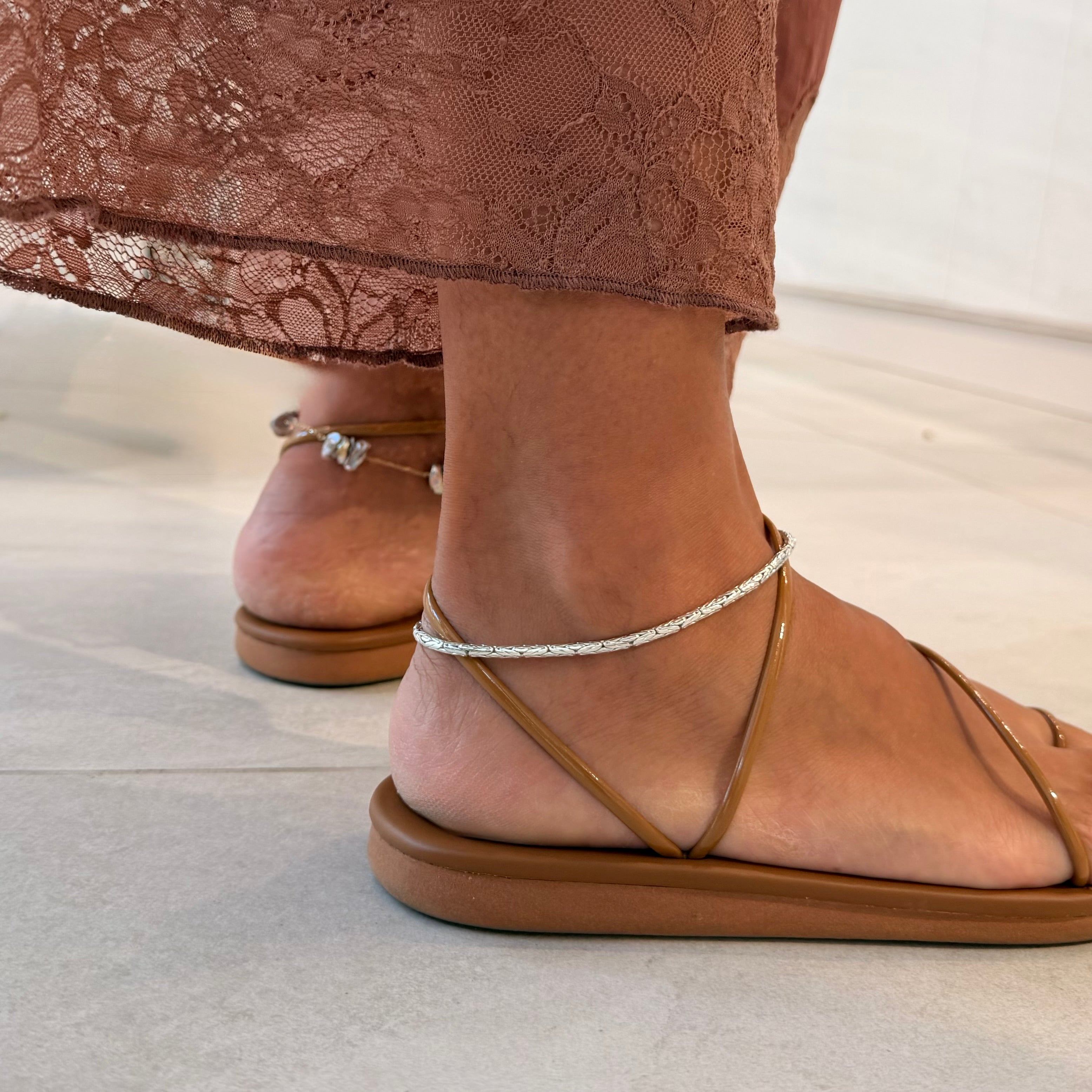 Mer-Mades Silk Wave Anklet Chain