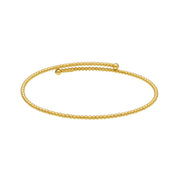 14K Gold Orbit Bangle