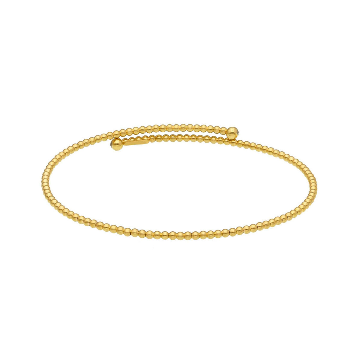 14K Gold Orbit Bangle