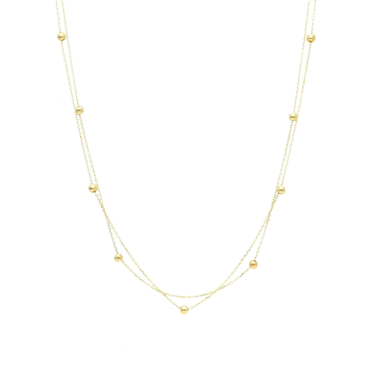 14K Gold Golden Drops Necklace