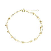 14K Gold Golden Drops Bracelet