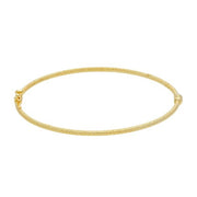 14K Gold Whisper Bangle