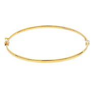 14K Gold Fine Line Bangle
