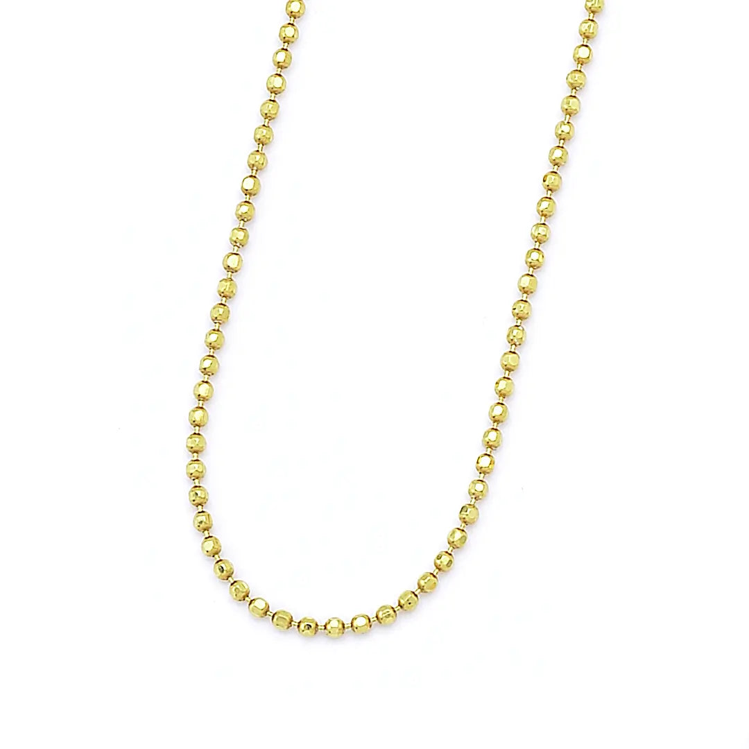 14K Gold Ball Chain