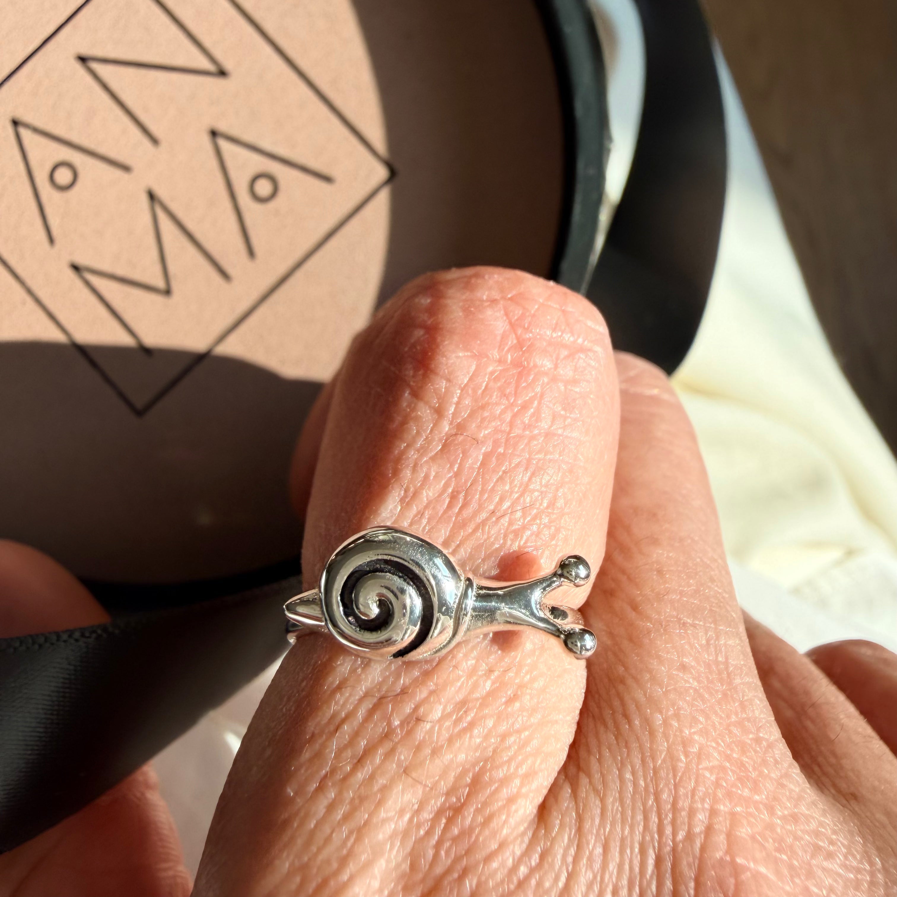 Silver “Snail” Talisman 2026 Ring (Big)