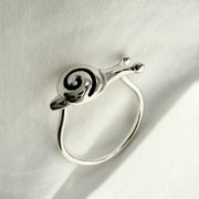 Silver “Snail” Talisman 2026 Ring (Big)