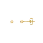 14K Gold Ball Stud Earrings
