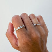 Silver Braid Ring