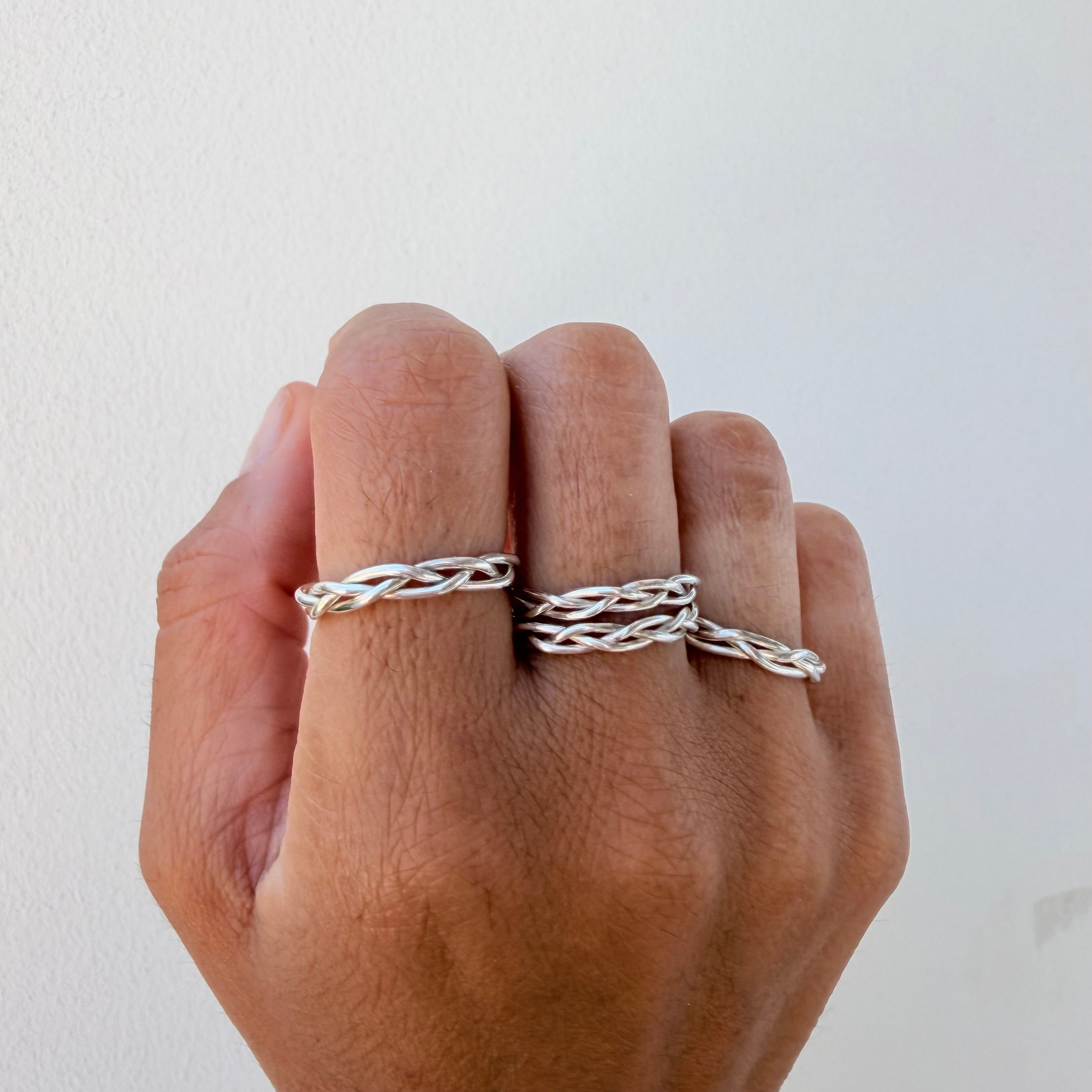 Silver Braid Ring