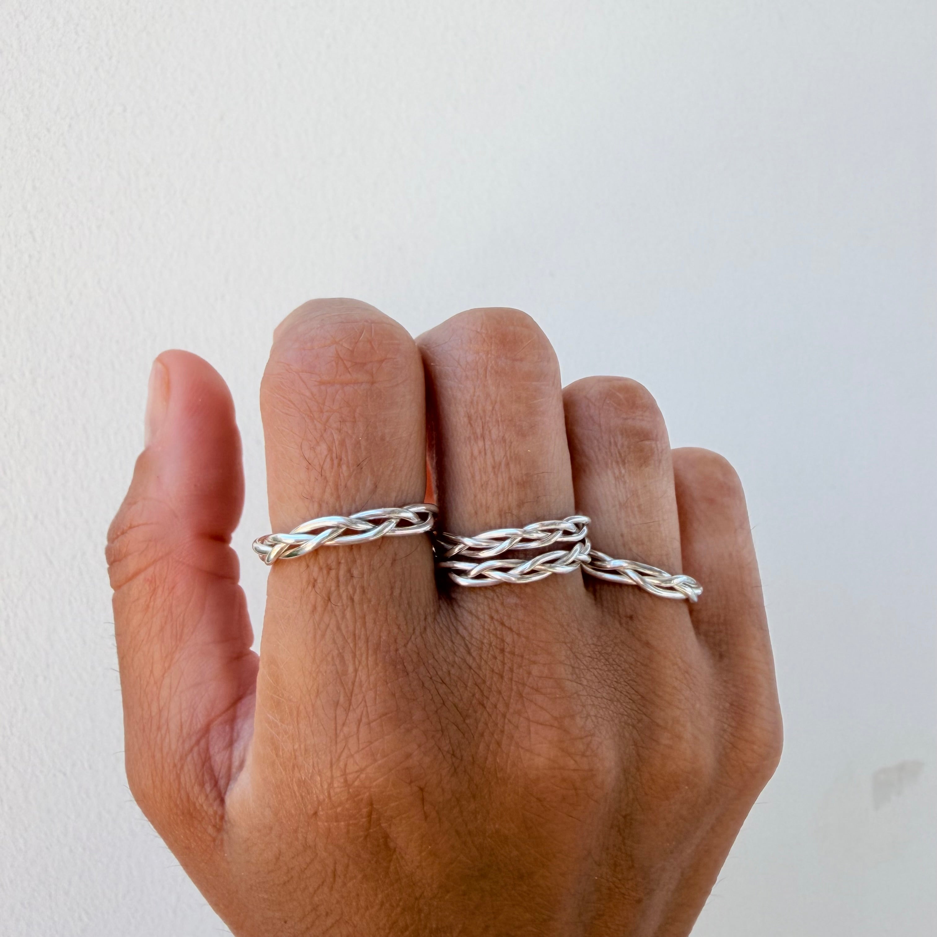 Silver Braid Ring