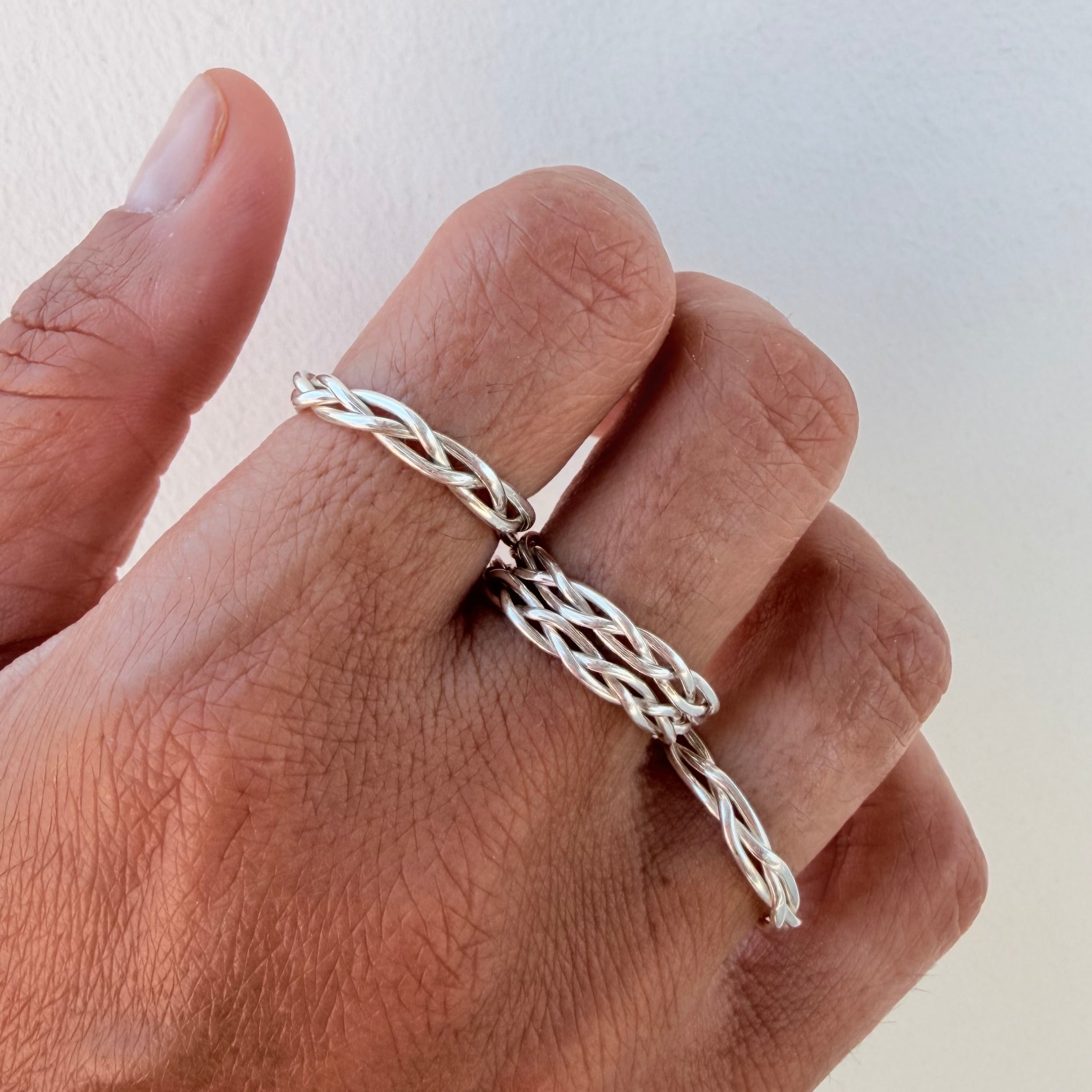 Silver Braid Ring