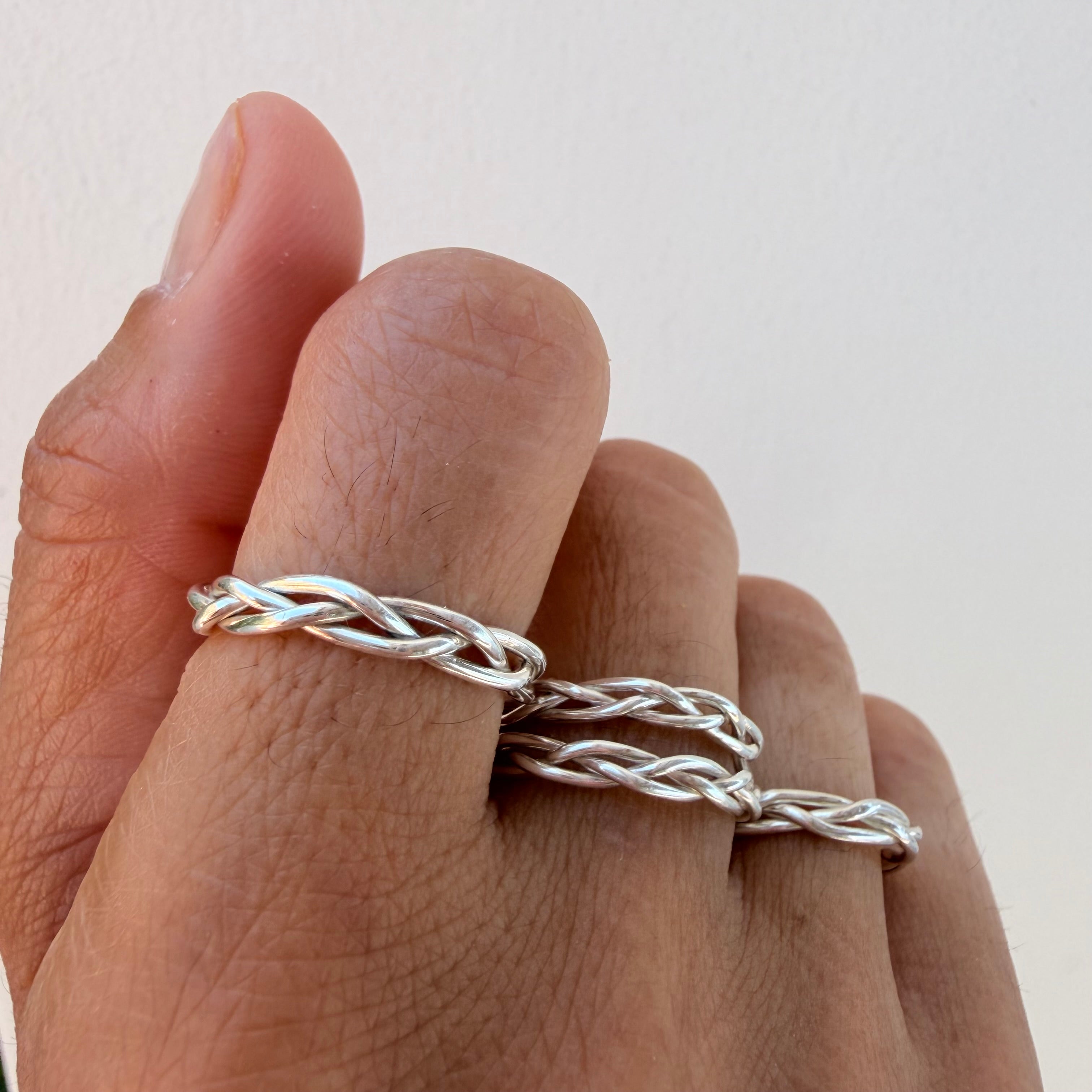 Silver Braid Ring