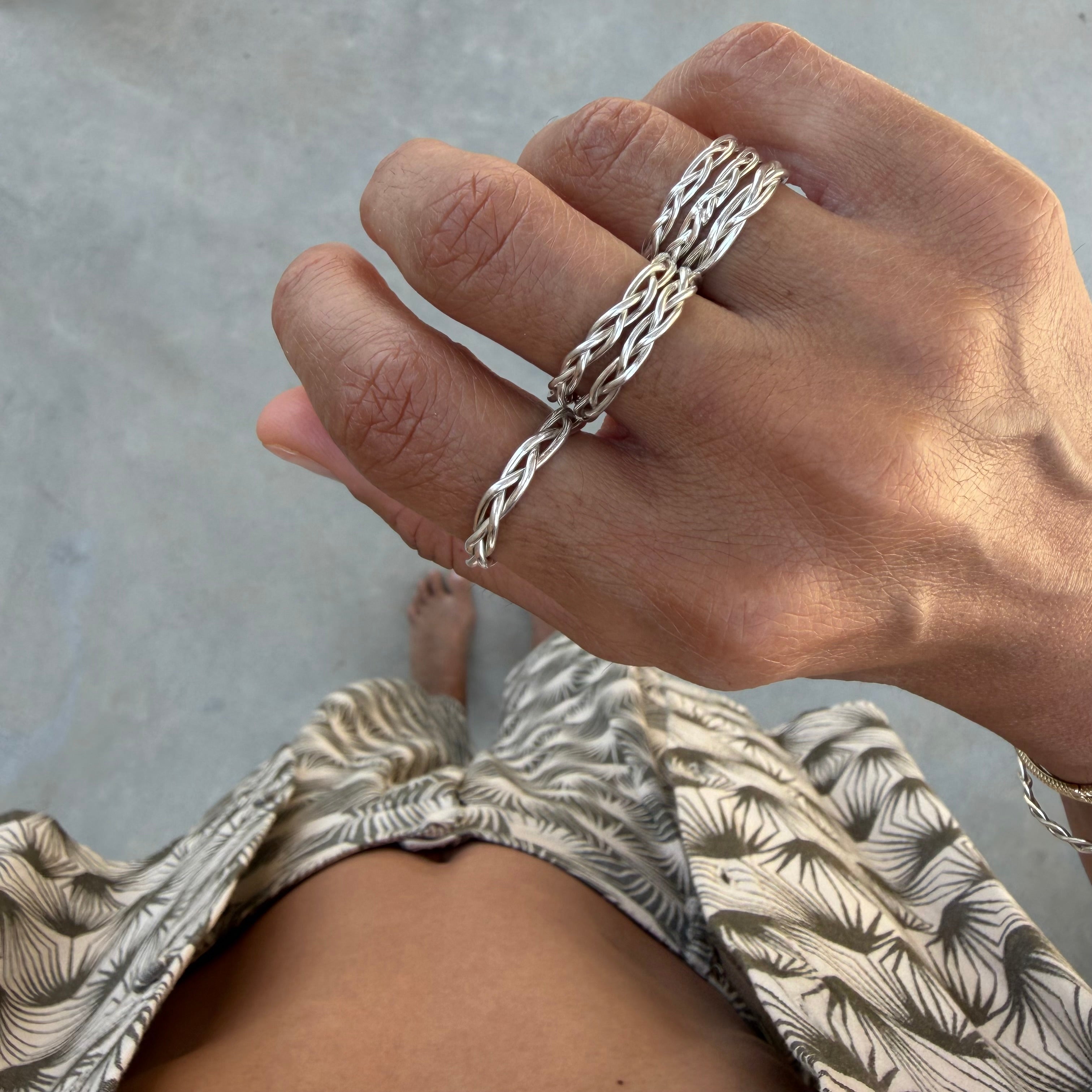 Silver Braid Ring
