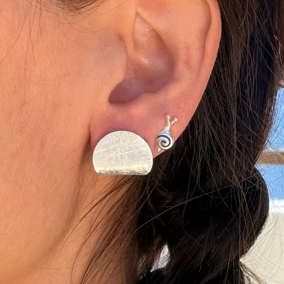 Round Fold Earrings