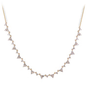 14K Gold Necklace with Diamonds