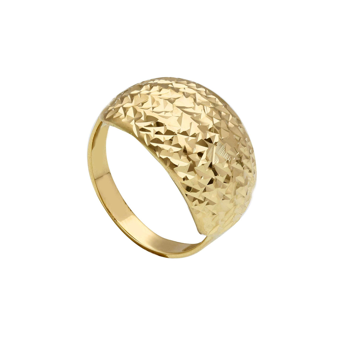 14K Gold Stardust Statement Ring