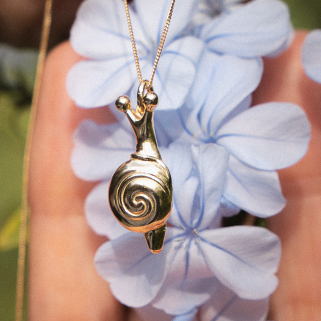 14K Gold "Snail" Talisman 2026 Necklace