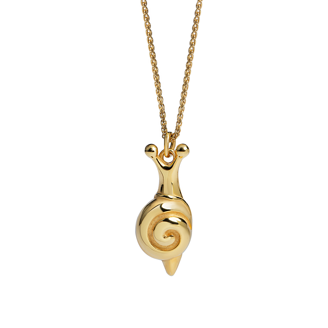 Gold Plated “Snail” Talisman 2026 Necklace